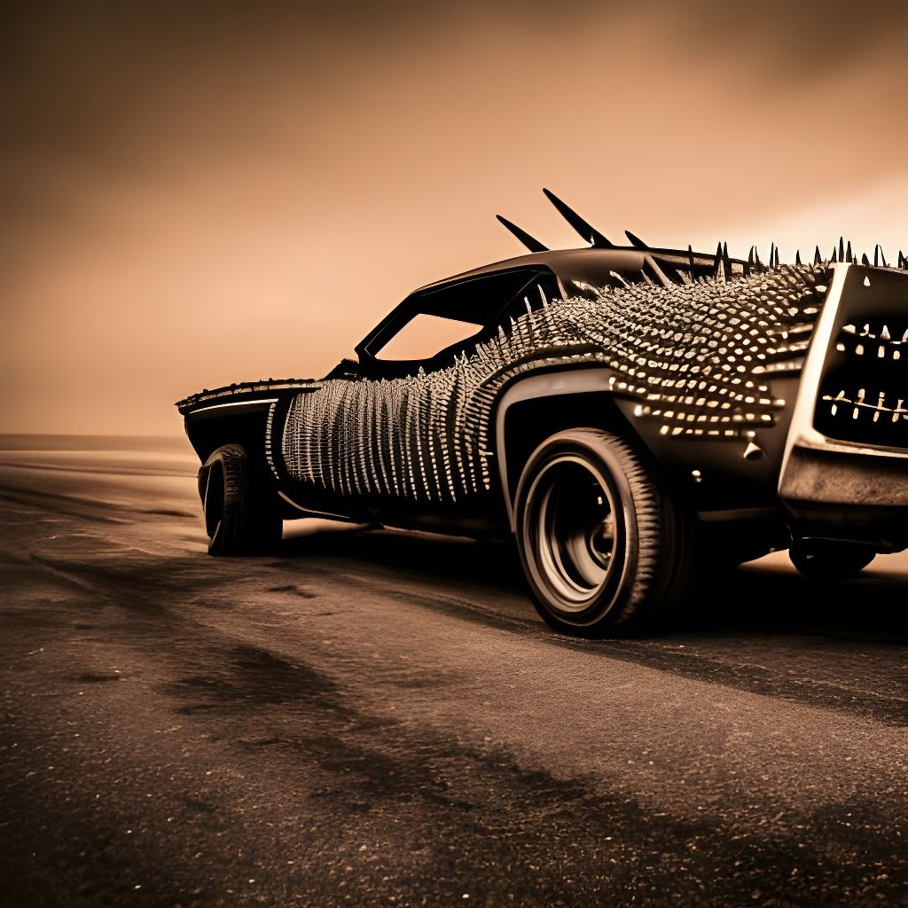Spiked Mad Max Car in Professional Photography