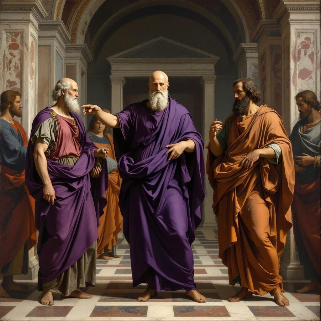 Renaissance Philosophers in Raphael's School of Athens