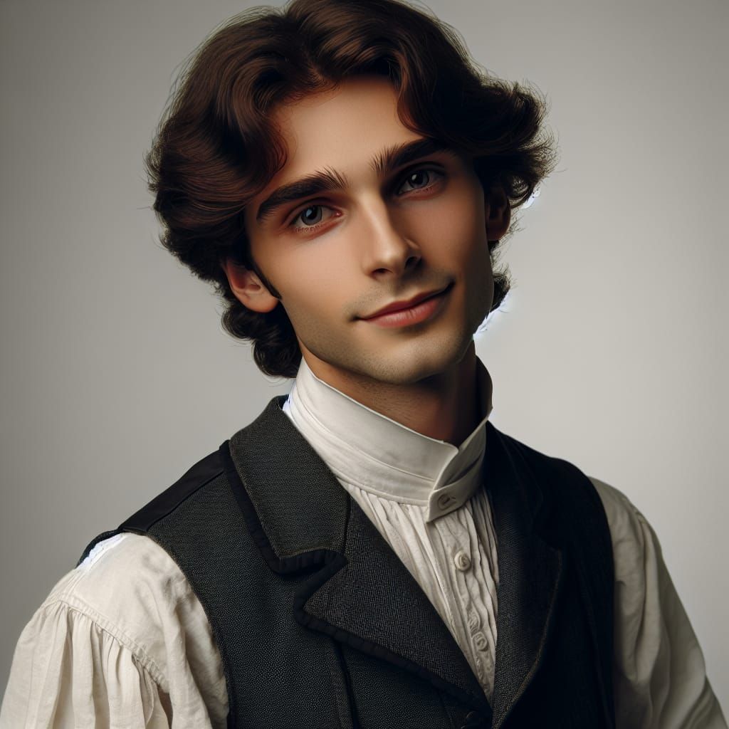 Victorian Gentleman Embodies Literary Charisma