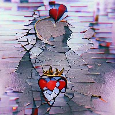 The King of Broken Hearts: AI Generated