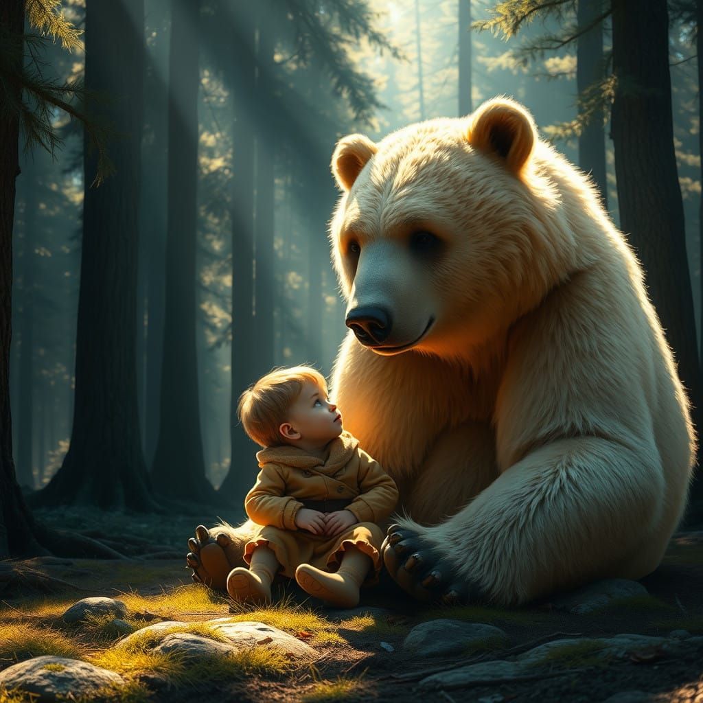 A Child and a Giant Bear #2