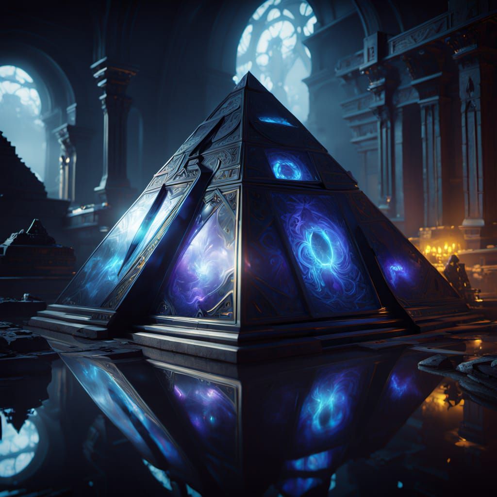 Sci-Fi Pyramid of Evil: Cinematic Concept Art