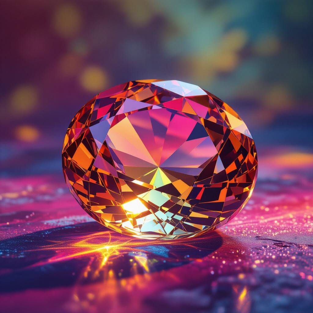 Topaz Carving with Intricate Details and Vibrant Colors