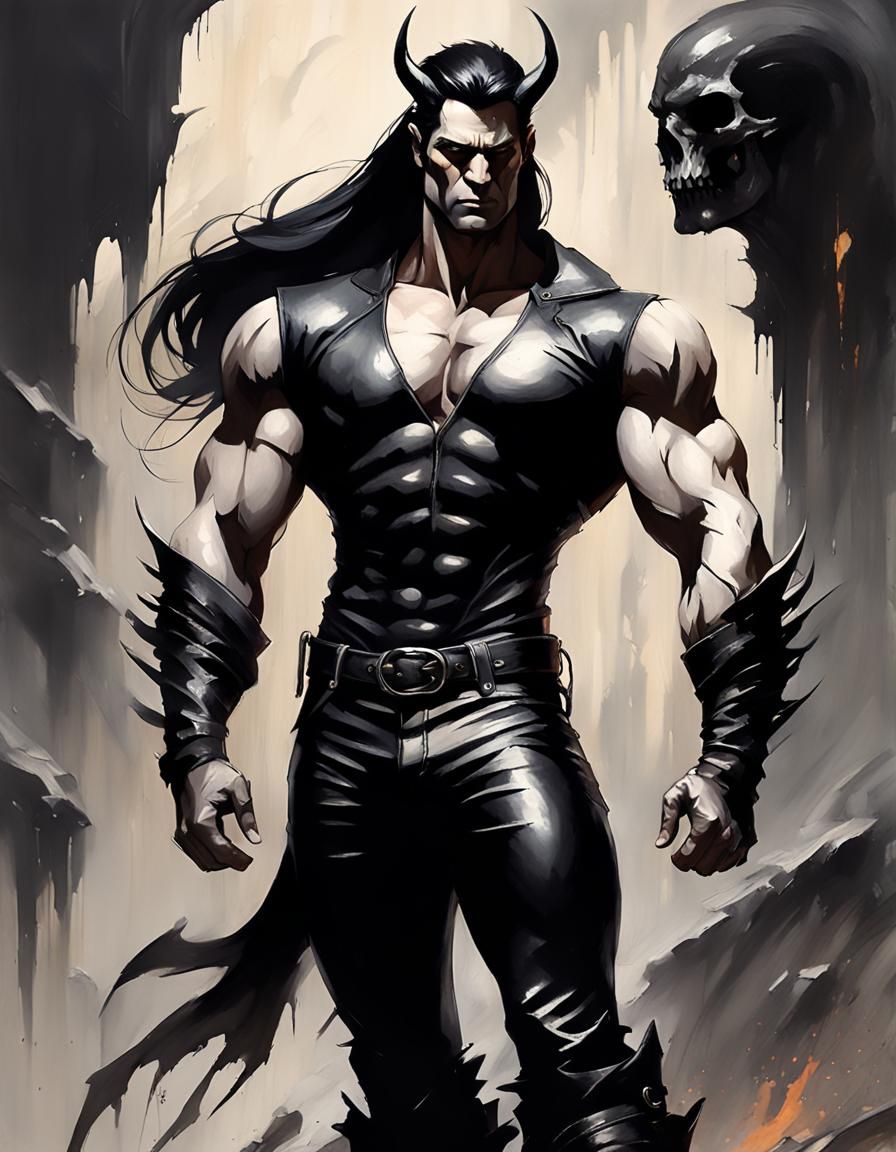 Dark Fantasy Portrait of a Noble Figure