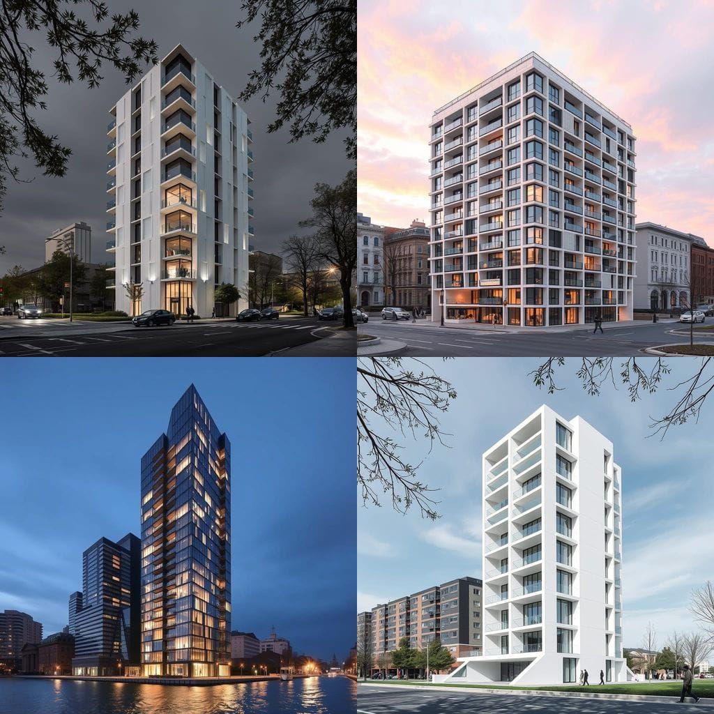 Surreal Architecture in Deconstructivist Style