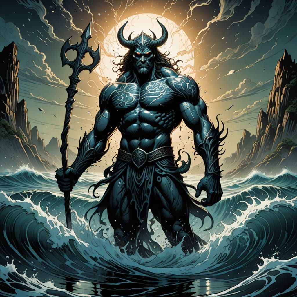 Water Elemental, Comic Book Art