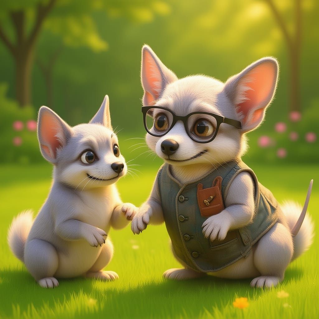 Barnaby's Unsensible Idea on a Manicured Lawn