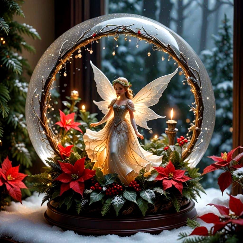 Winter Wonderland Fairy Unveils Magical Snow Globe Scene