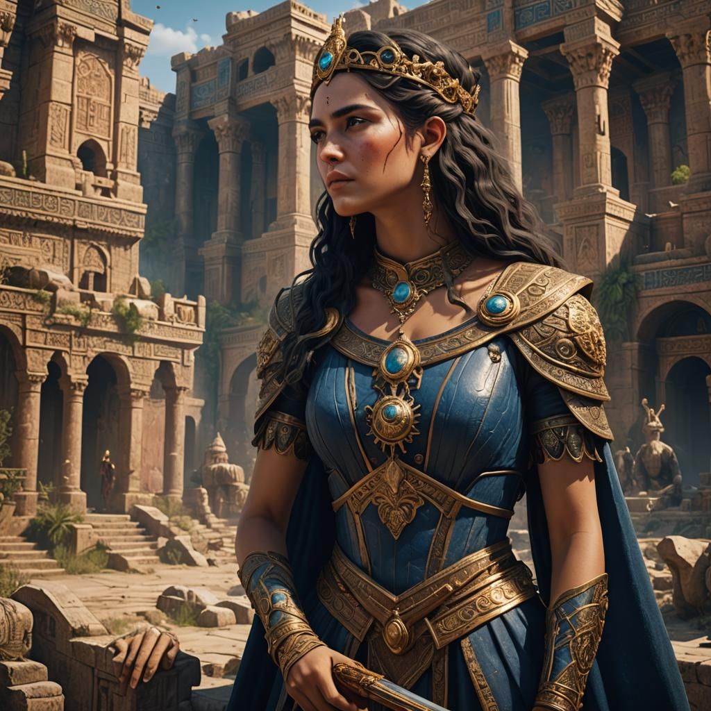 Queen of Carthage: Detailed Matte Painting