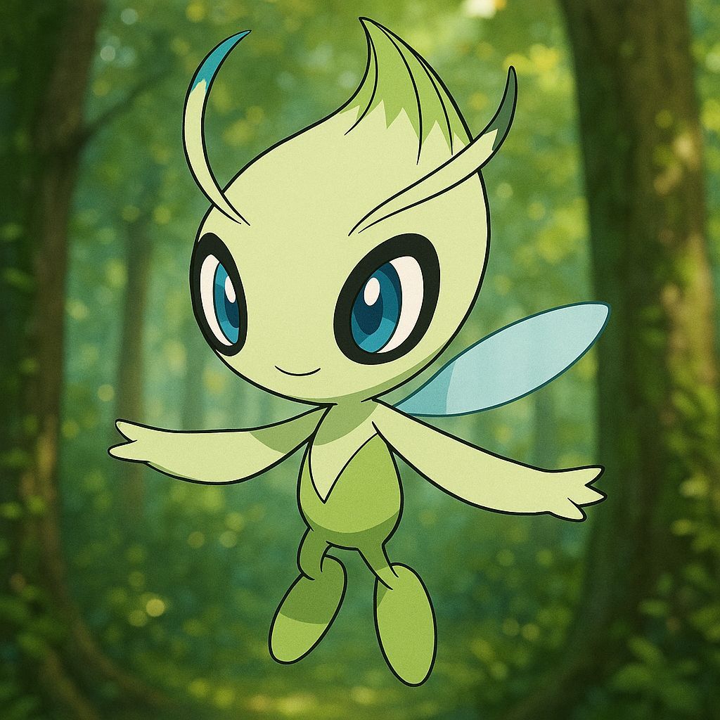 AI Generated Image of Celebi