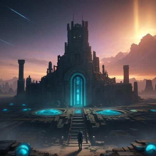 Doctor Who and the Glowing Time Portal