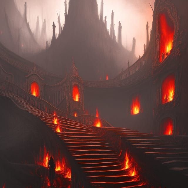 Stairway to Hell: Dark Fantasy Concept Art