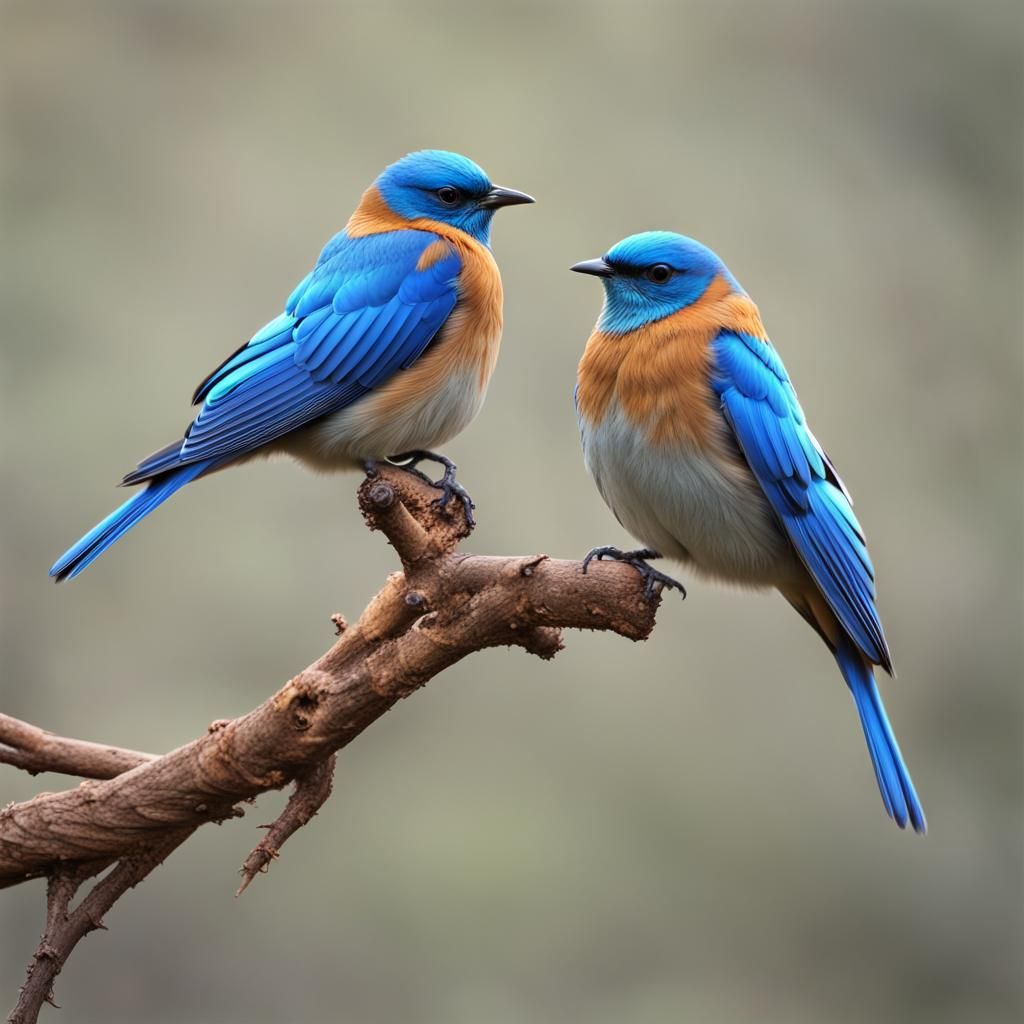 Stunning Blue Bird in Flight, Hyperdetailed Photograph