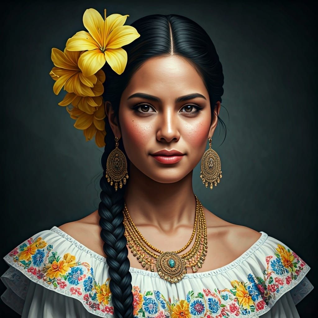 A beautiful Colombian woman in Bogota