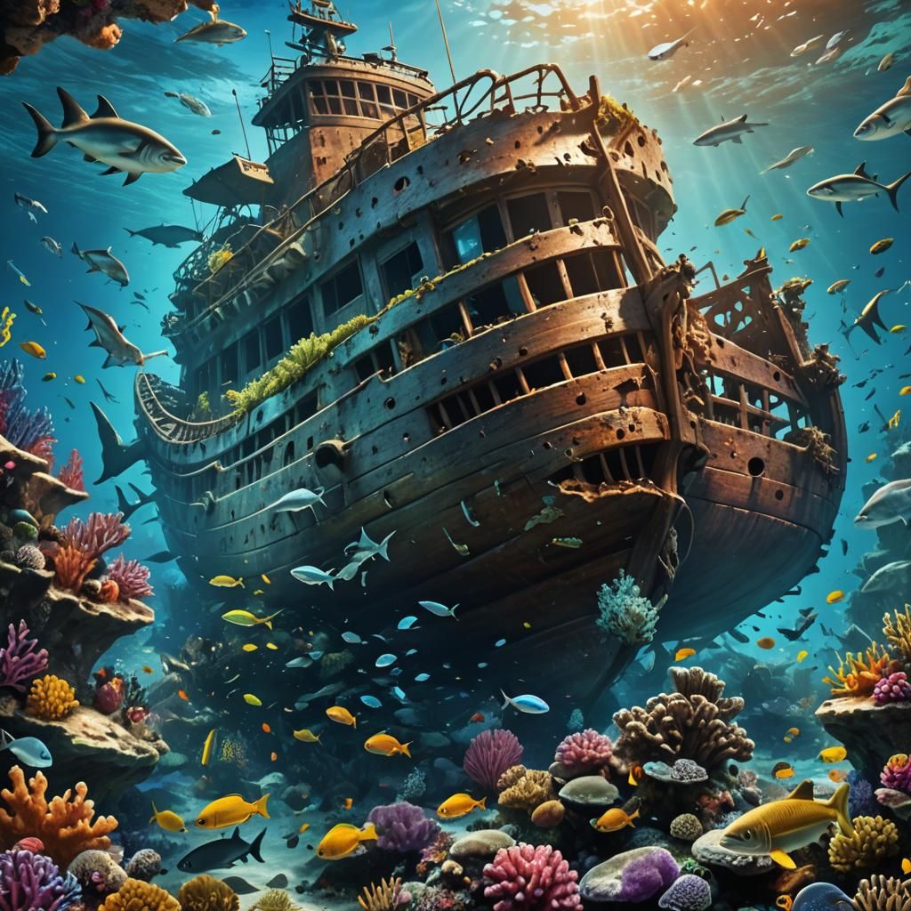 Underwater Shipwreck