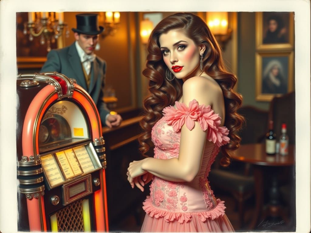 1920s Magazine Cover Featuring Beautiful Woman