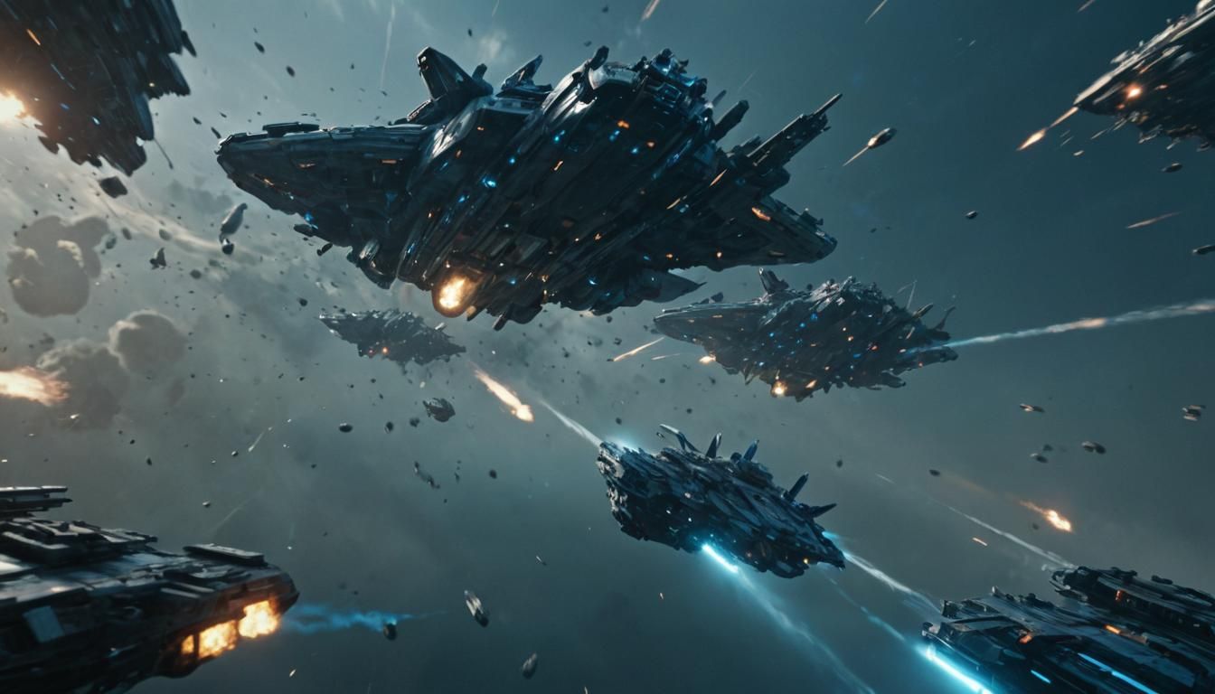 Epic Battle of Advanced Fleets and Ancient Time Manipulation