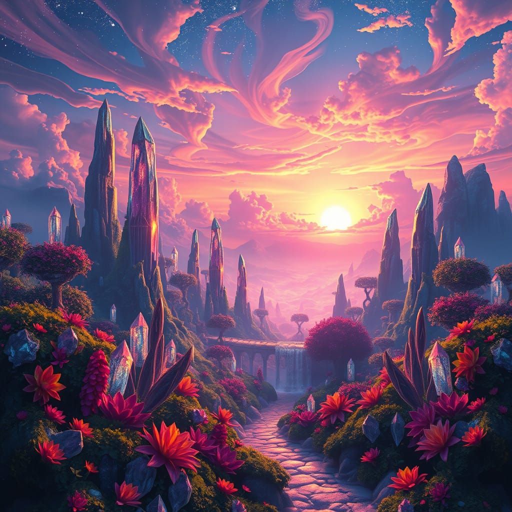 Cosmic Oasis in Iridescent Realms