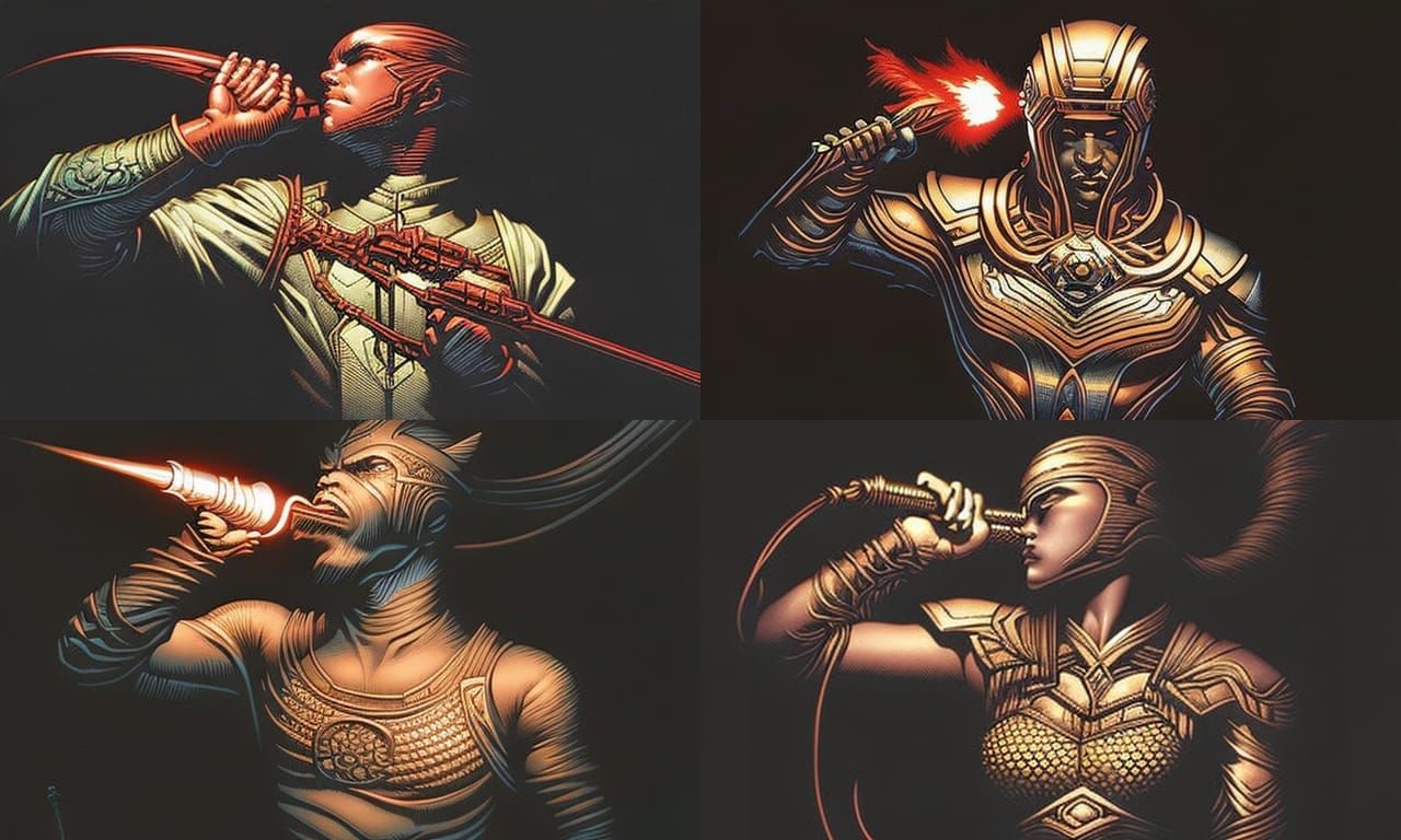 MC Ride as Comic Book Art by Brooks and Mumford