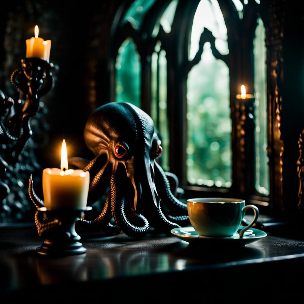 Cthulhu's Gothic Underwater Tea Party, Professional Photogra...