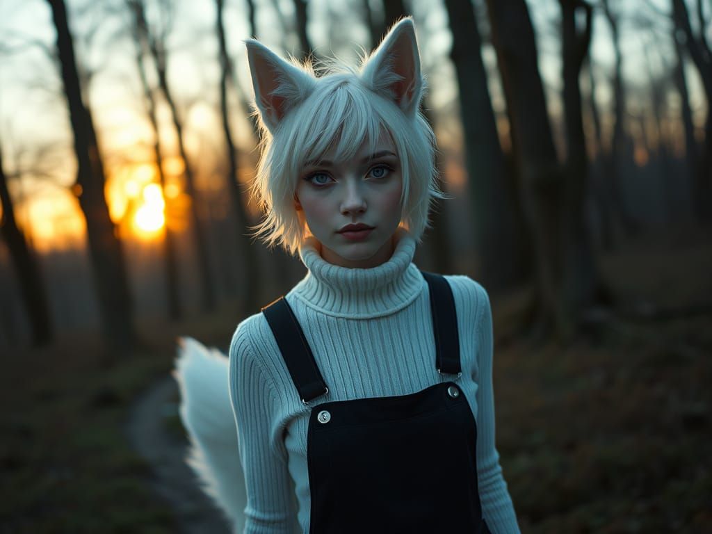 Enchanted Forest Portrait in Hyper-Realistic Style