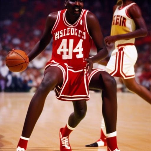 AI-Generated Image of Hakeem Olajuwon