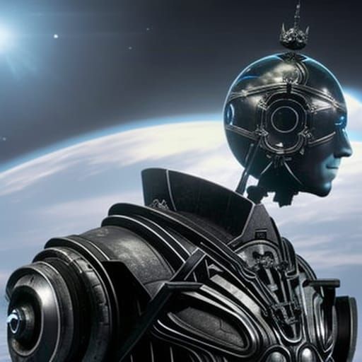 Evolved Cyborg Communicating Globally: Digital Art