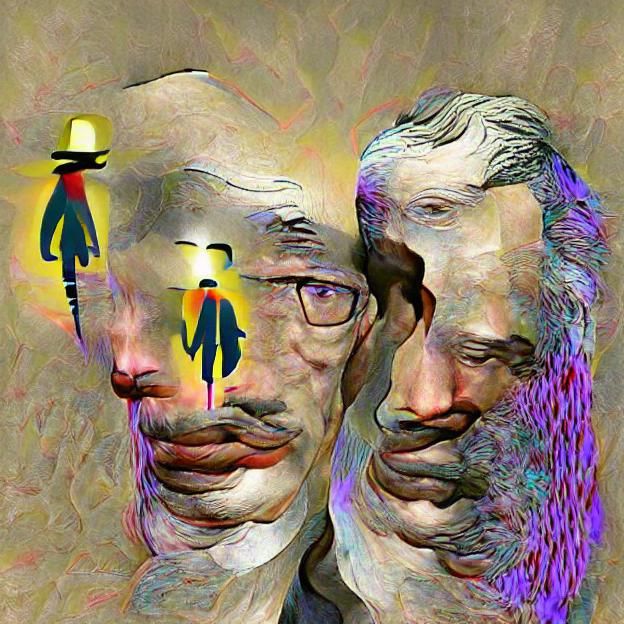 AI Generated Image of Two Men