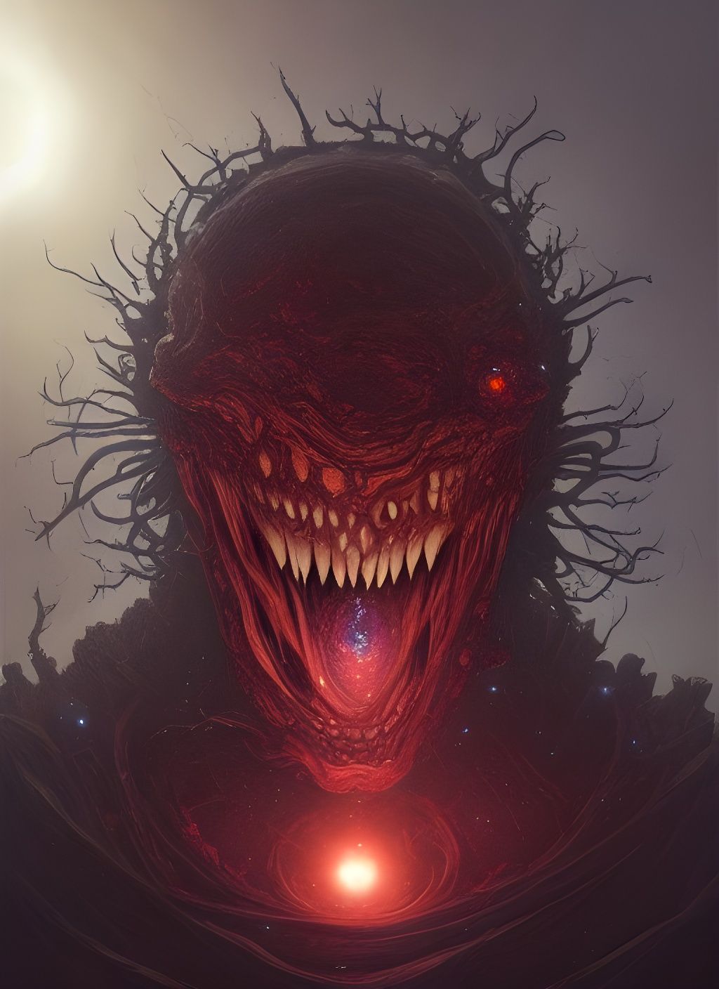 Cosmic Horror Devouring the Universe: Digital Art