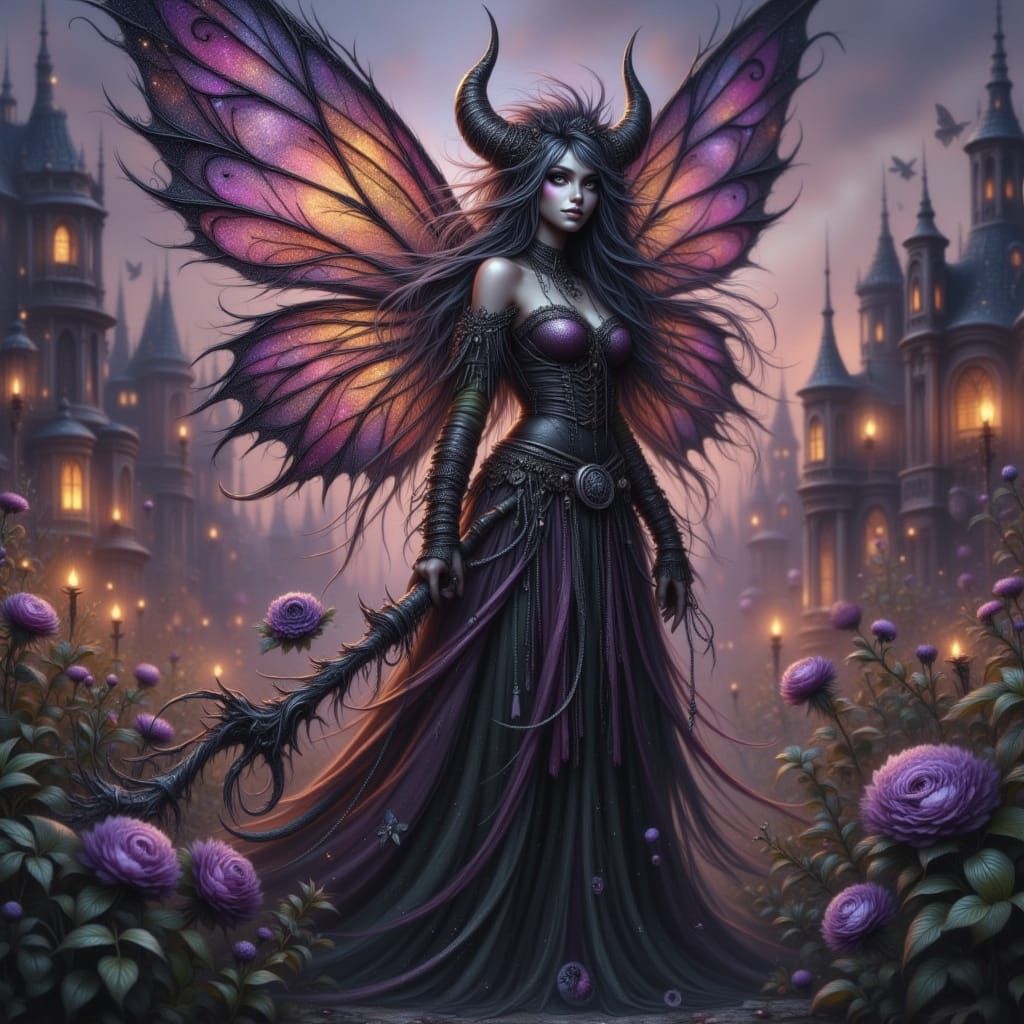 Gothic Fairy Doomsday Concept Art