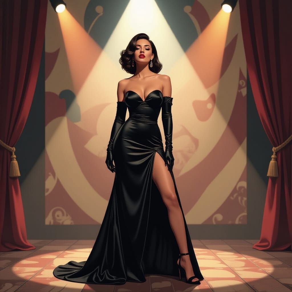 Vivid Concert Poster of Soulful Hyperpop Vocalist