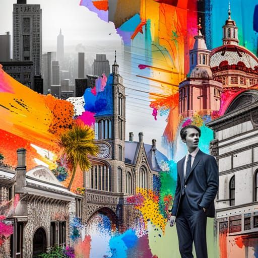 Vivid Collage of Travel Destinations and Inspiration