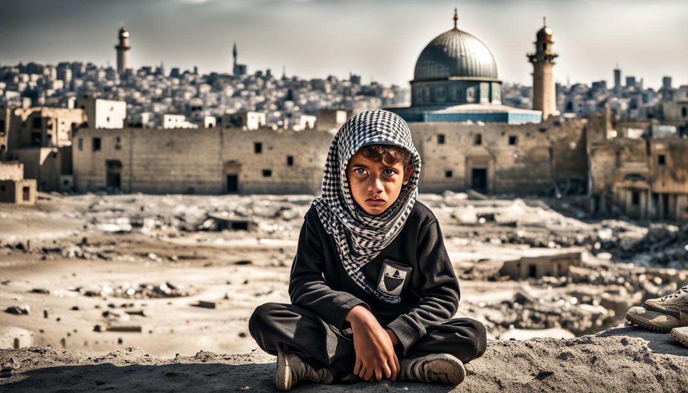 Angry Palestinian π΅πΈ Boy in Gaza