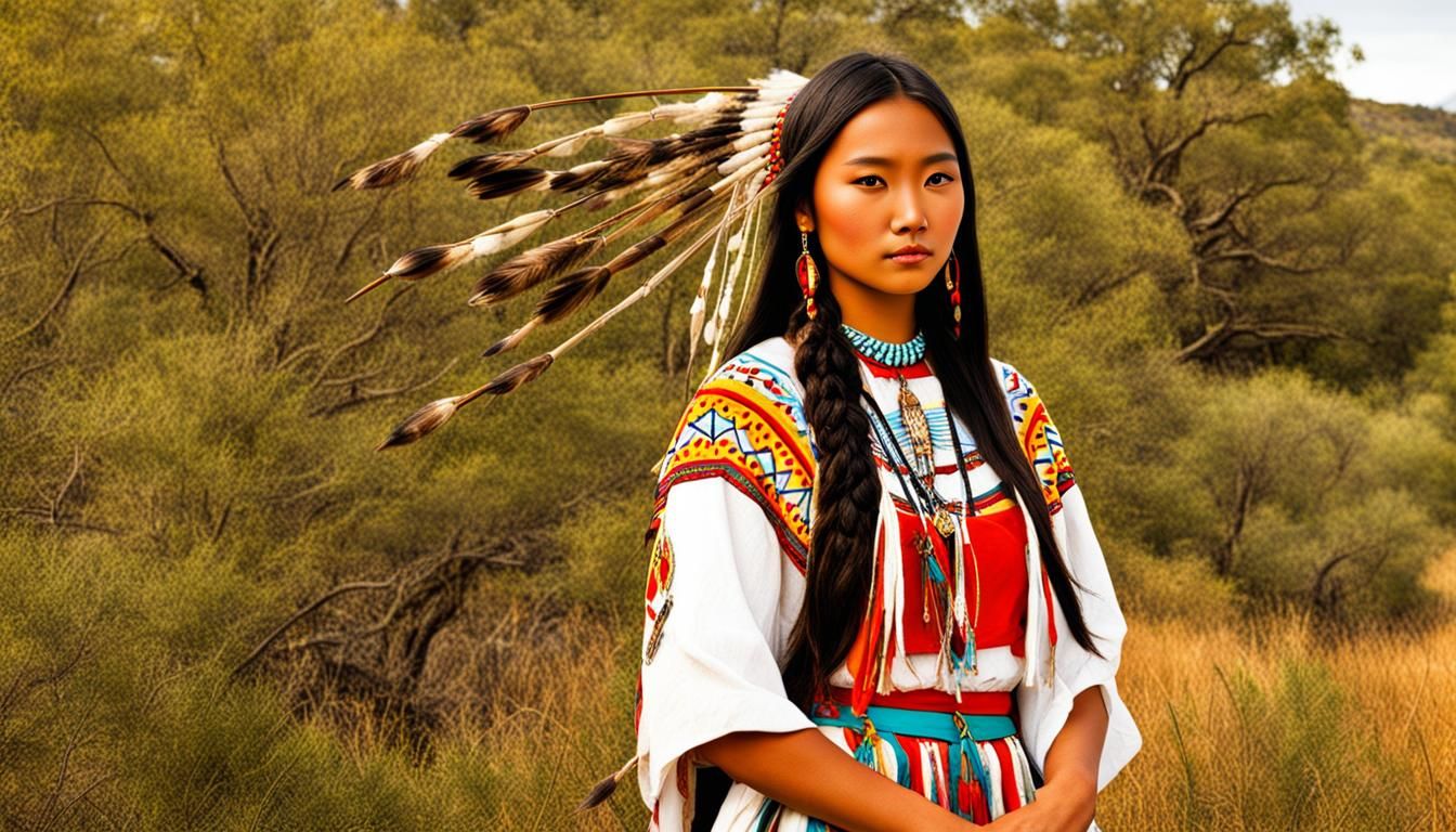 Native American Girl Portrait