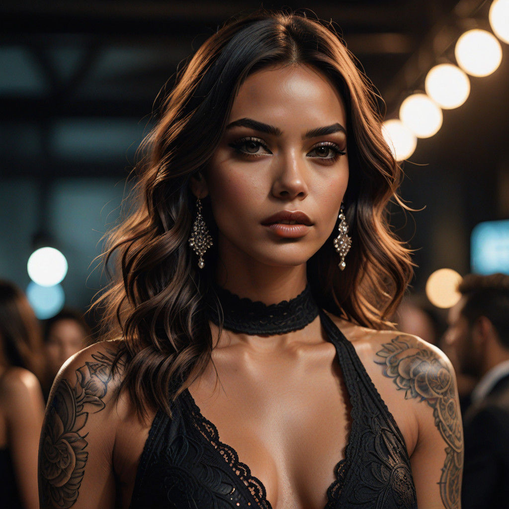 Venezuelan Supermodel Struts Sensual Swimsuit on Catwalk