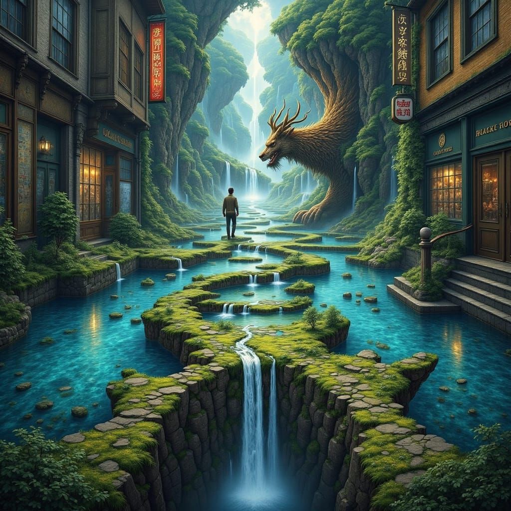 Surreal Fantasy Landscape