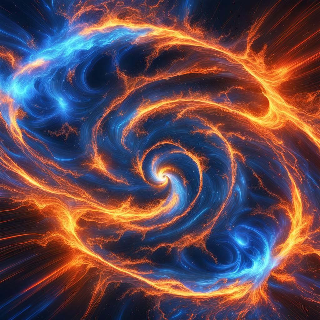 Energetic Plasma Stars in Abstract Expressionism