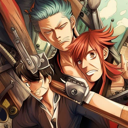 One Piece Anime Key Visual Art