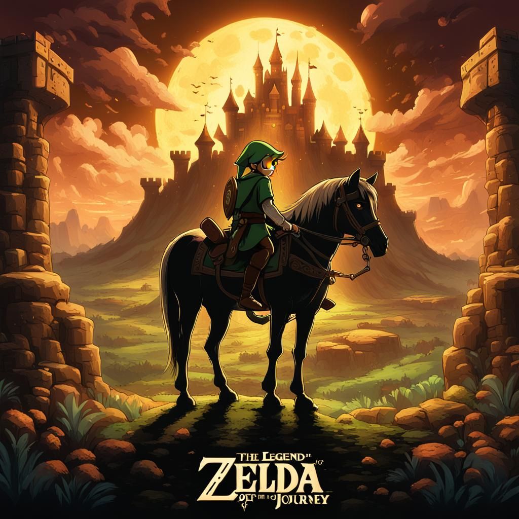 Link's Journey: Epic Zelda Battle Scene