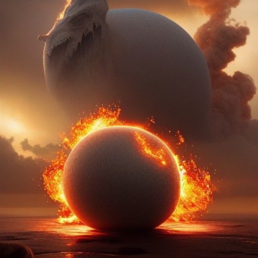Great Balls of Fire: Epic Cinematic Digital Painting