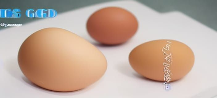 AI Generated Image of Fused Eggs
