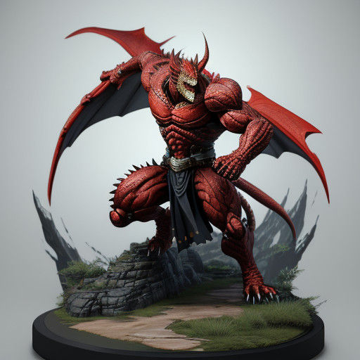 Anime-Inspired Dragon Concept Art in Vibrant 3D