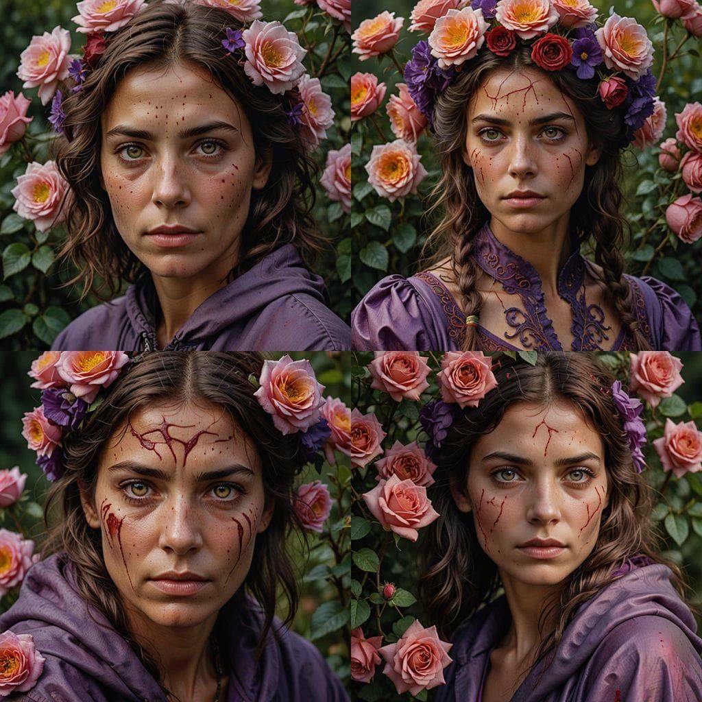 Glamorous Woman in Cinematic Style 4K Portrait