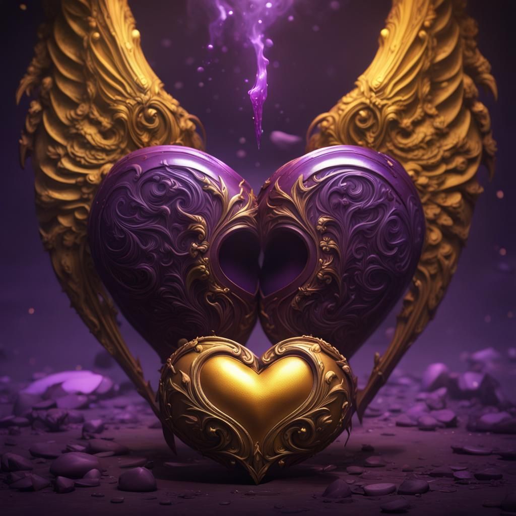 Hearts Pierced: Dark Fantasy Art in 8K