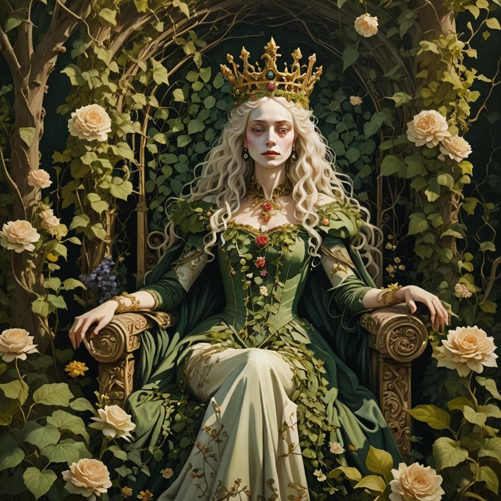 The Empress in Tim Burton Style