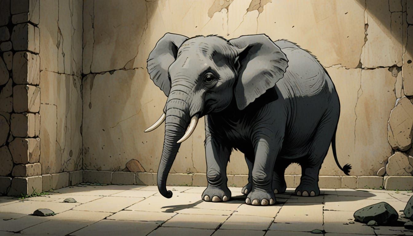 Rat's Hidden Bravery Revealed Through Whimsical Charcoal Ill...