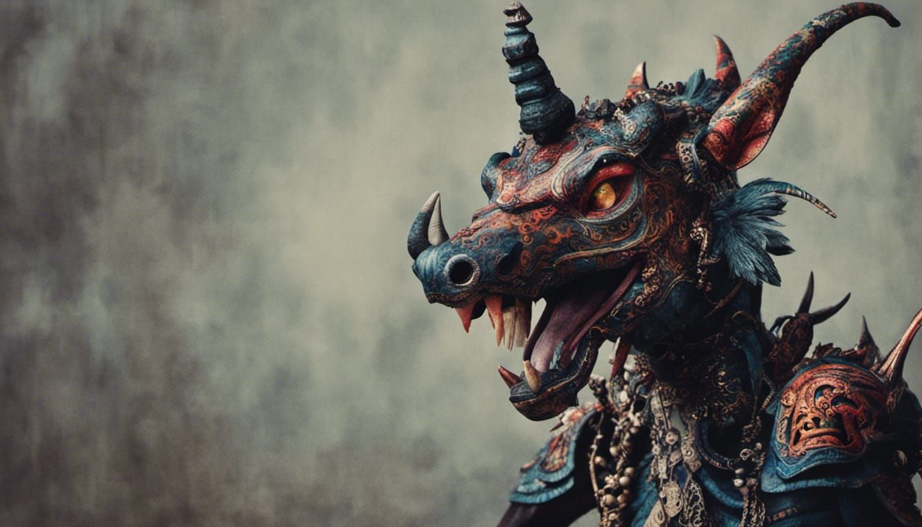 Dark Horror Fantasy Alebrije Concept Art