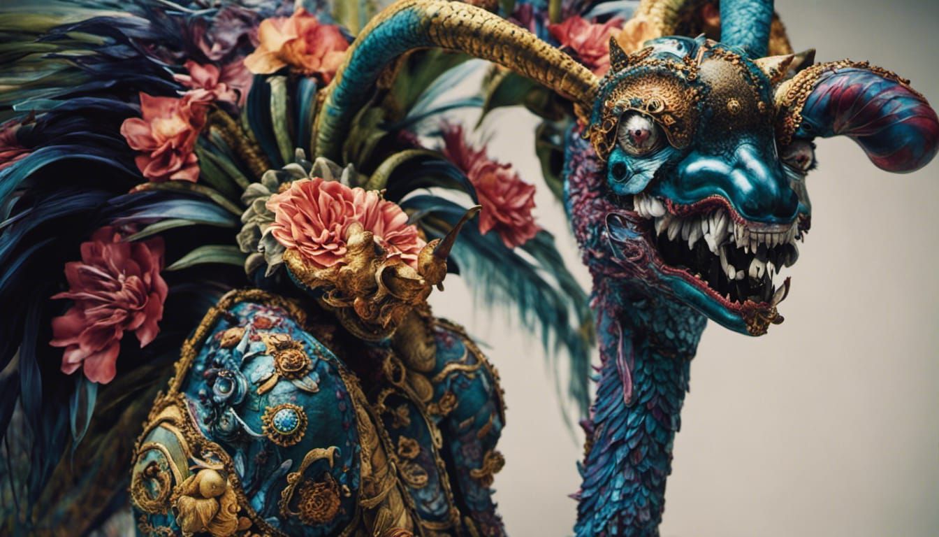 Dark Fantasy Alebrije Concept Art