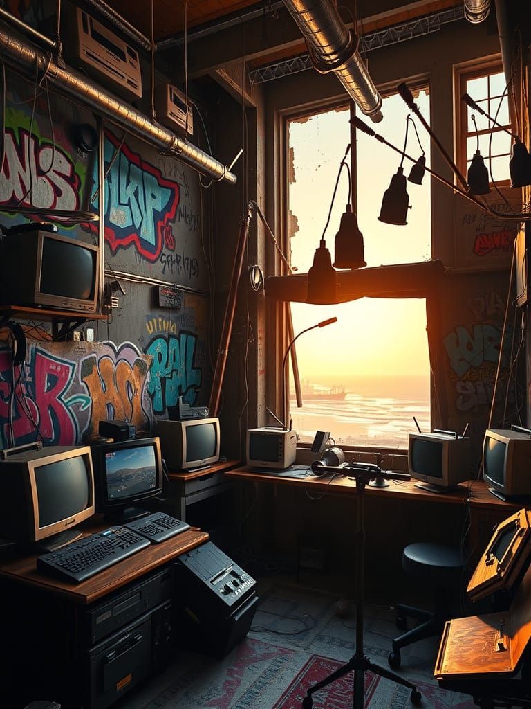 Underground Broadcast Studio near Vespucci Beach