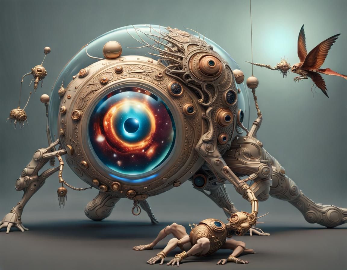 Extraterrestrial Fashion Show in Space Opera Style